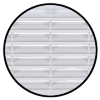 Ventilation Grille Rectangle 254x108mm Plastic White - view 2