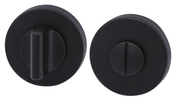 RO12 Escutcheons D52mm WC Set Zinc Alloy Black