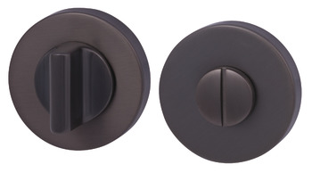 RO12 Escutcheons D52mm WC Set Zinc Alloy BN Black