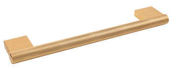 Graf Big Bar Handle Aluminium Bru Brass 192mm Fixing Centres 106.66.111