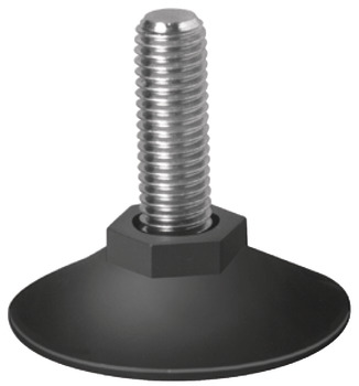 Adj Screw D46mm w Fixed Foot M10x30mm - view 2