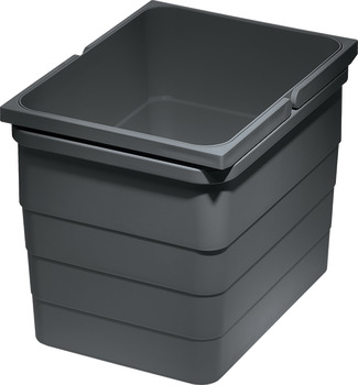 One2Five+Seven Bin 153x230x310mm Dk Grey
