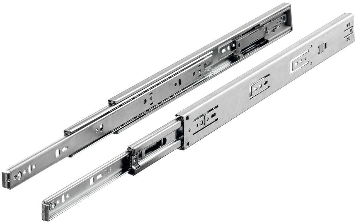 3832-EC FD BB Drawer Runner Full 43kg 700mm Bright Zinc Plated