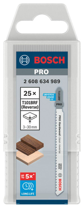 Bosch Jigsaw Blades T101BRF BIM x25 - view 2