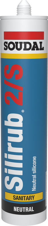 Soudal Silirub 2S Silcone 300ml B.Wht 003.50.708