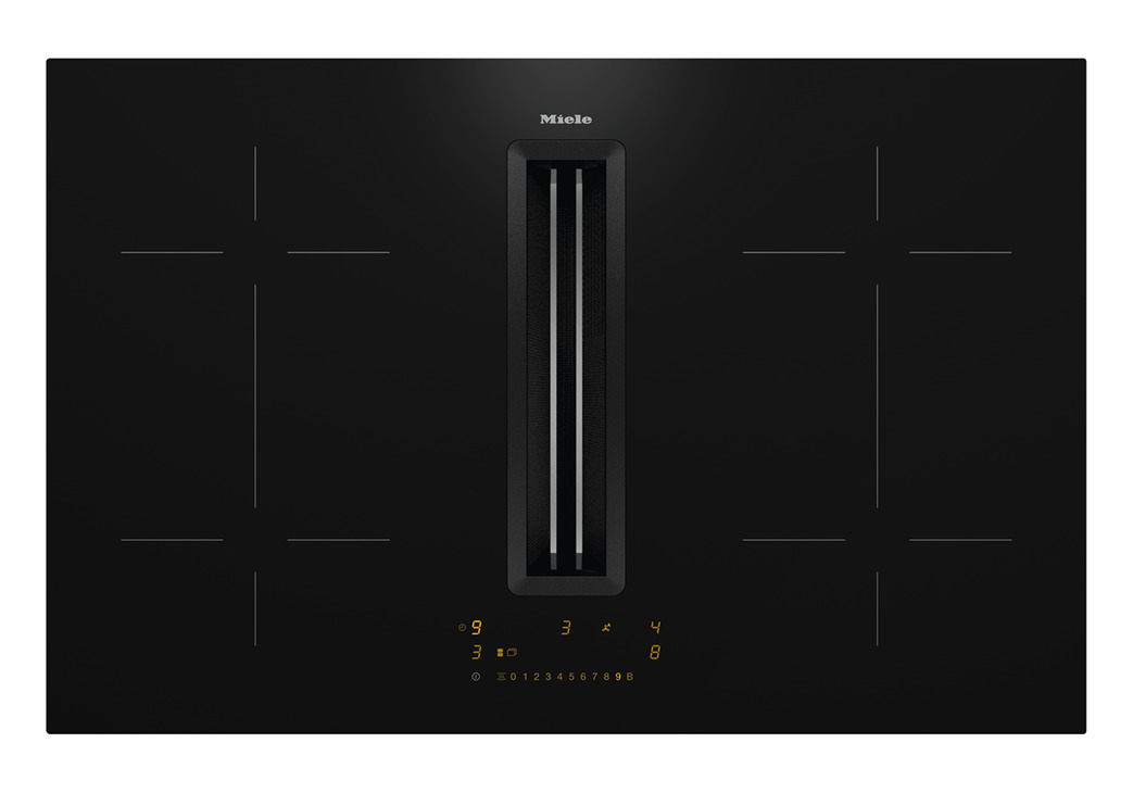 Miele KMDA7473-1FL 80 Hob Ind 4Z Black/Gls 535.74.020