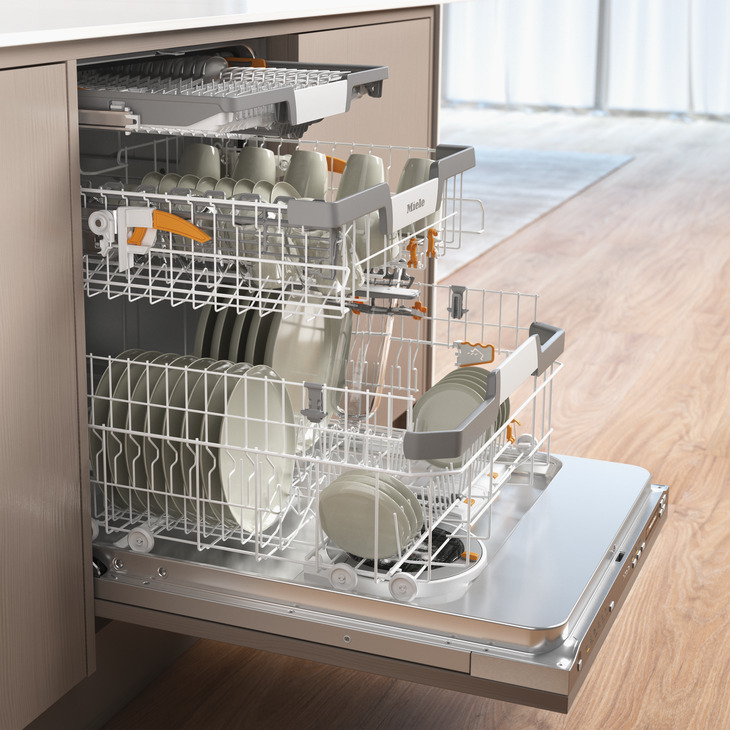 Miele G7080 SCVi 60 Int Dishwshr 14P Stainless Steel - view 2