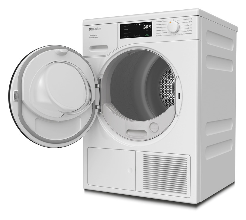 Miele TED645W Con Dryer PD+HD 9kg Wht - view 3