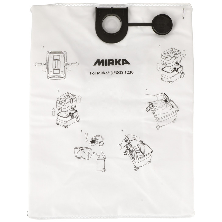 Mirka Dust Bag Fleece DEXOS 1230 5Pk 005.51.182