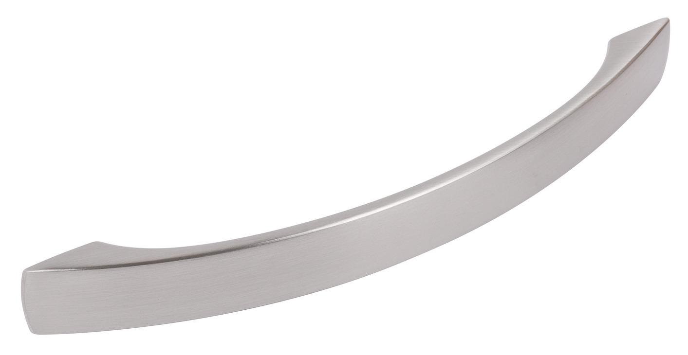 Strap Handle Aluminium Bru Nickel 160mm Fixing Centres x20