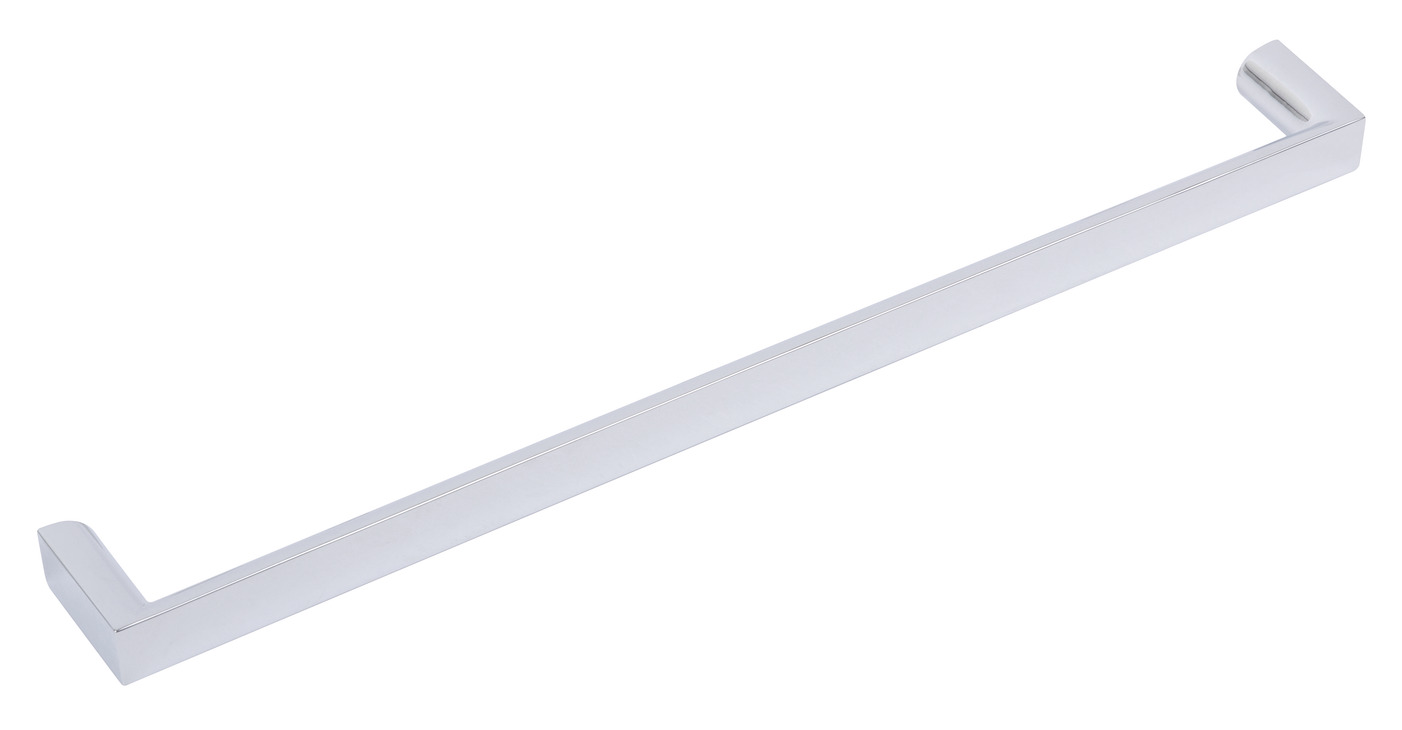 D Handle Zinc Alloy Polished Chrome 12x26x224mm Fixing Centres x10