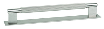 Arpa Pull Handle+BP Aluminium Stainless Steel 192mm Fixing Centres