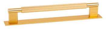 Arpa Pull Handle+BP Aluminium Bru Brs 320mm Fixing Centres