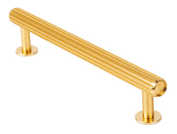 Rille Pull Handle Zinc Alloy Bru Brs 160mm Fixing Centres