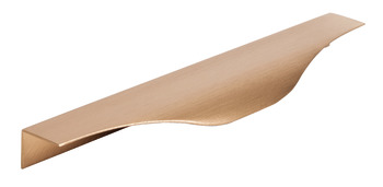 Noma Profile Handle Aluminium Bru Brass 128mm Fixing Centres