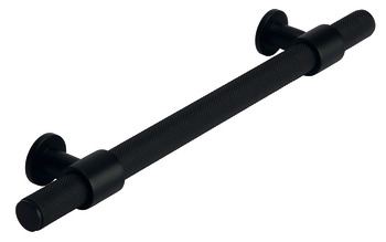 Harlington Pull Handle Steel Matte Black 160mm Fixing Centres
