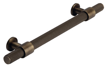 Harlington Pull Handle Steel Antique Brz 320mm Fixing Centres