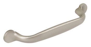 Logan D Pull Handle Zinc Alloy Stainless Steel Effect 96mm Fixing Centres