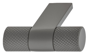 Amberley T Knob Zinc Alloy/Aluminium Moss Grey 44x39mm