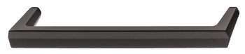 Fion Pull Handle Zinc Alloy Matte Black 160mm Fixing Centres