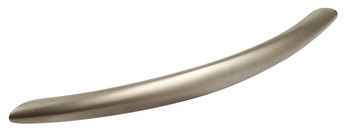 Lightweight Bow Handle Zinc Alloy Matte Nickel 128mm Fixing Centres 107.03.100