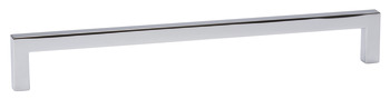 U Pull Handle Zinc Alloy Polished Chrome 28.5x492mm Fixing Centres