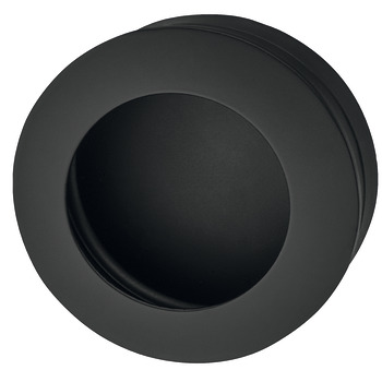 Tap Inset Handle Zinc Alloy Black D40mm