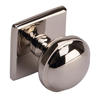 Albury Knob+BP Brass Polished Nickel D32x34mm