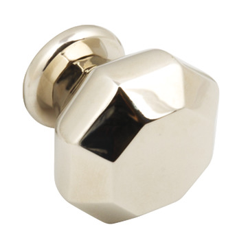 Burbridge Knob Brs Polished Nickel D37x35mm