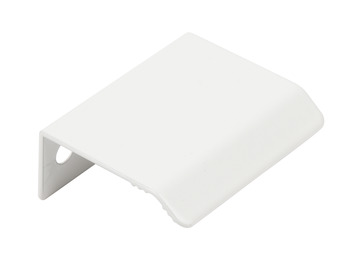 Curve Profile Handle Aluminium Matte Wht 32mm Fixing Centres