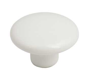 Calvin Knob Porcelain White D37x25mm