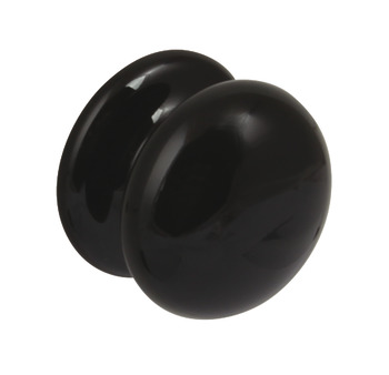 Victoria Knob Ceramic Black D38x30mm