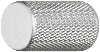 Graf Knob Aluminium Stainless Steel Effect D17x28mm