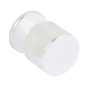 Cyrus Knob Brass Polished Chrome D16x20mm