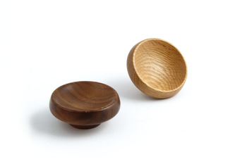 Cadogan Knob Lacq Oak D42x28mm