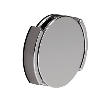 Evolution Push Knob Rnd Zinc Alloy Chrome Gloss