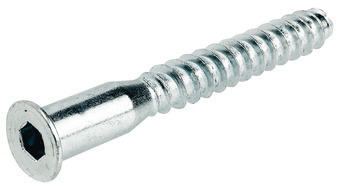 Confirmat Screw D10x50mm D5.0mm SW4 Bright Zinc Plated