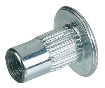 Sleeve Nut M6x15mm wo Slot Steel Glv