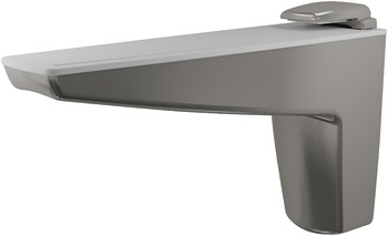 Moon Shelf Support 4-25mm Zinc Alloy/Plastic Mt.Nickel 282.84.170