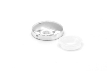 Cover Caps D15mm Hinged for Screws Chrome 290.00.002