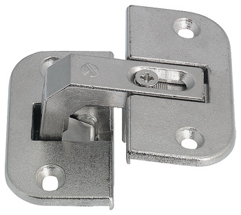 150D Pie-Cut Corner Hinge 15-24mm Zinc 343.90.710