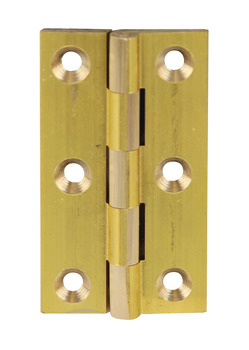 Broad Style Hinge 51x29mm Brass Polished Brass