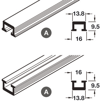 Hawa-Miniroll 25 Rev Track Set 2.5m