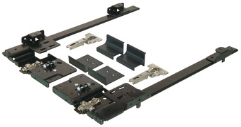 Accuride 1321 Pivot Sld DrRun Black 506mm