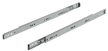 2601 BB Side Drawer Runner Full 35kg 350mm Bright Zinc Plated
