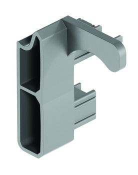 Tambour Door Handle Profile Guide RH Plastic Grey