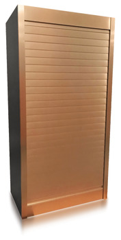 Tambour Door System 500x720mm Aluminium Copper