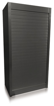 Tambour Door System 500x1210mm Aluminium Antique