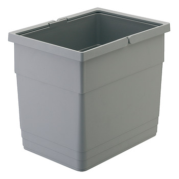 One2Four Bin 275x211x281mm 13.5L Aluminium Grey