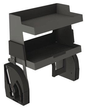 Yo-Yo Pull Down 2-Tier Shelf  600mm 504.59.282